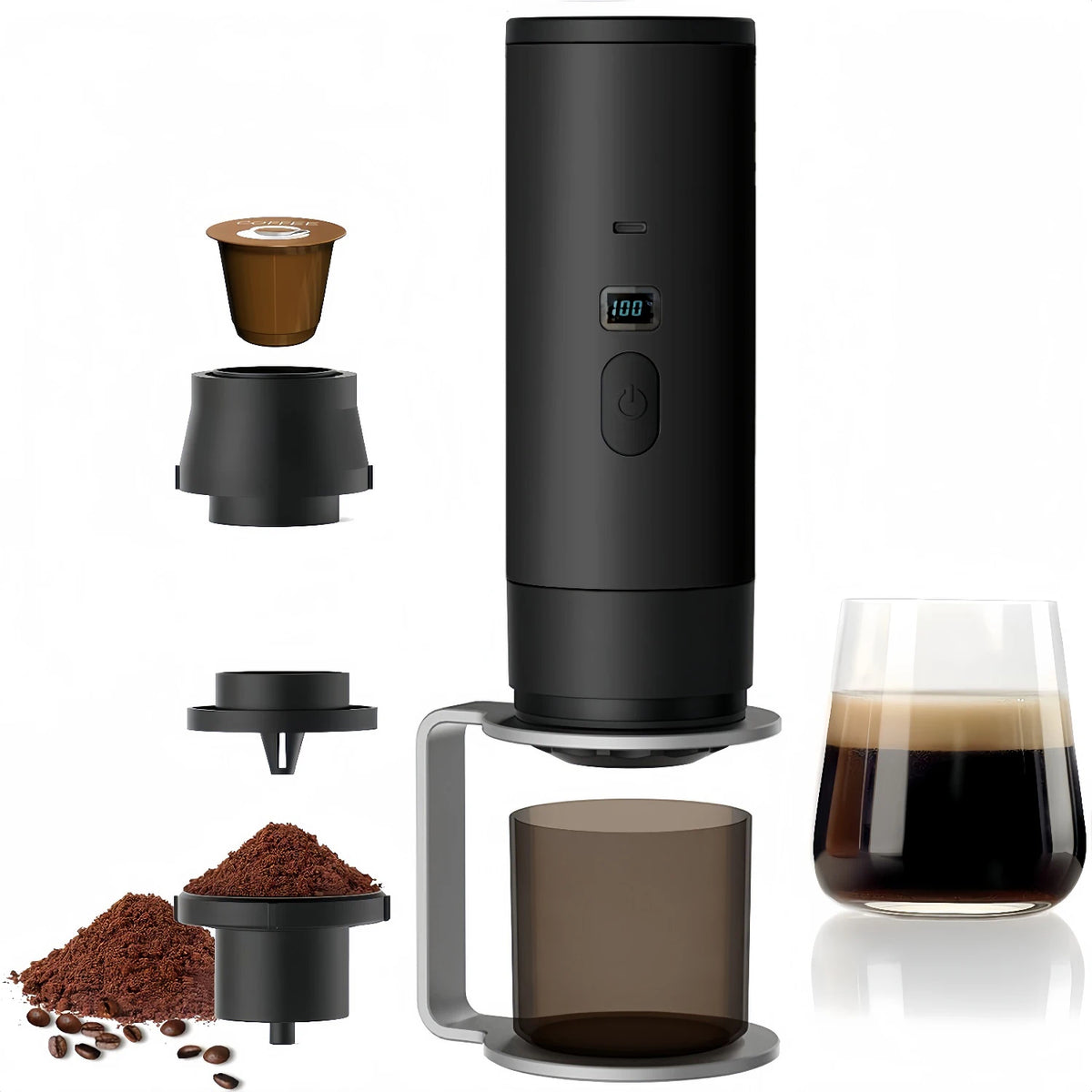 Multi Commercial Portable Making Maker Machines Espresso Capsule Coffee Machine for Nespresso Capsule Coffee Machine with Stand